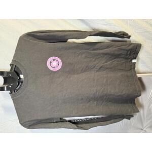 Simply Southern Black Long Sleeve Tee with Pink Turtle Graphic Size Small